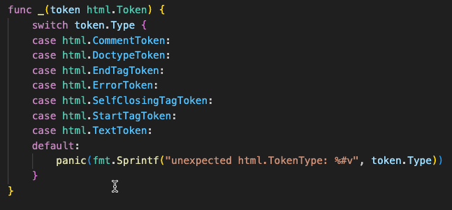 After “Add cases for Addr”